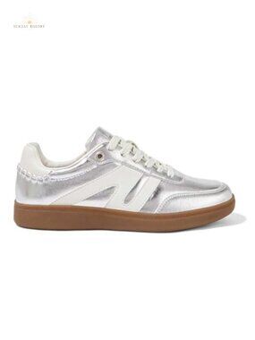 Suede Leather Retro Fashion Sneakers Gum Sole Lace-Up Casual Skate Shoes